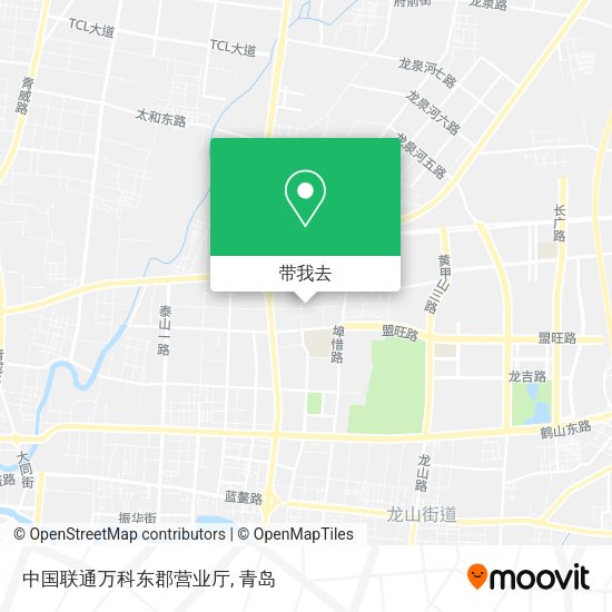 中国联通万科东郡营业厅地图