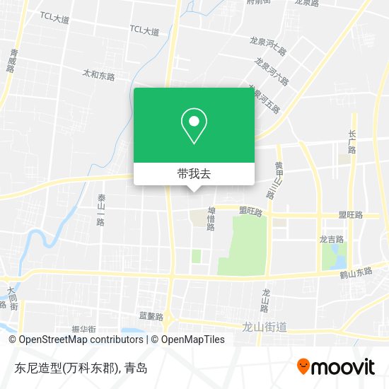 东尼造型(万科东郡)地图