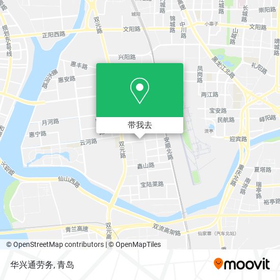 华兴通劳务地图
