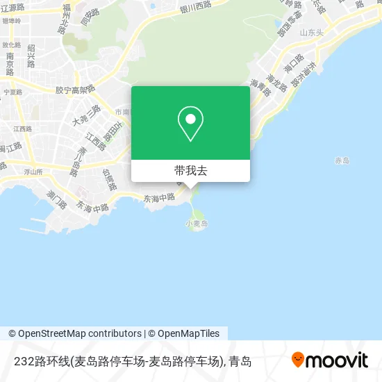 232路环线(麦岛路停车场-麦岛路停车场)地图