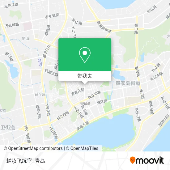 赵汝飞练字地图