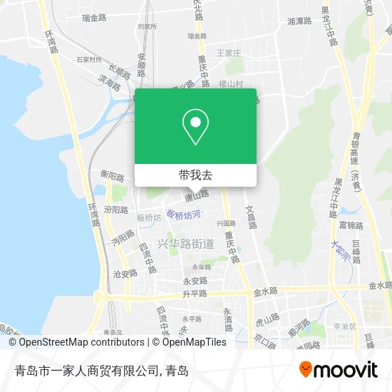青岛市一家人商贸有限公司地图