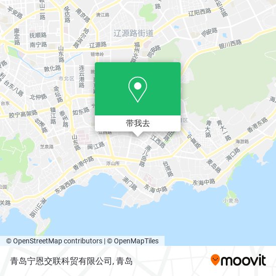 青岛宁恩交联科贸有限公司地图