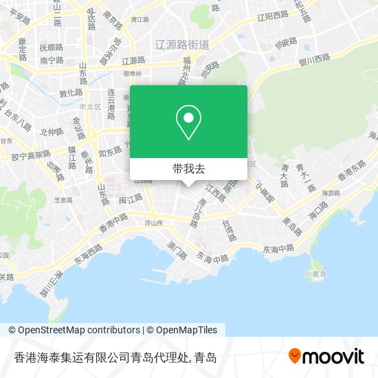 香港海泰集运有限公司青岛代理处地图