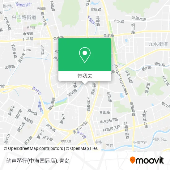 韵声琴行(中海国际店)地图