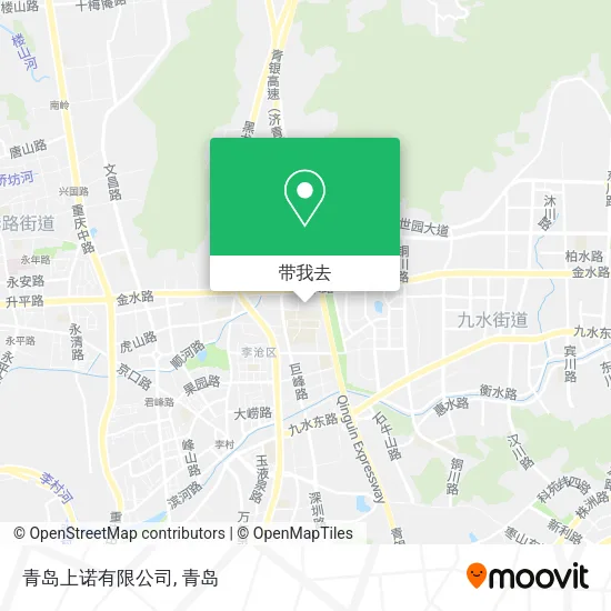 青岛上诺有限公司地图