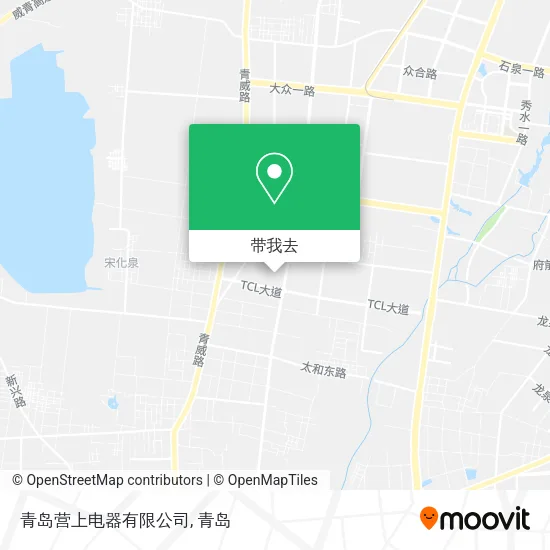 青岛营上电器有限公司地图