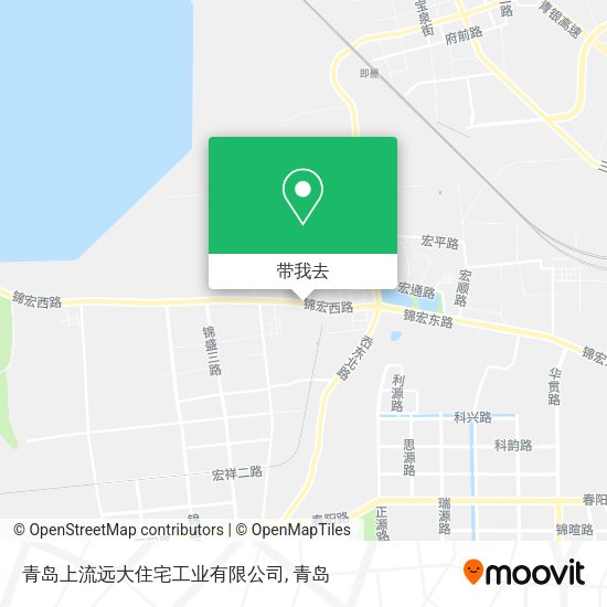 青岛上流远大住宅工业有限公司地图