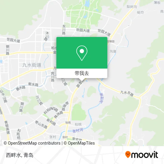 西畔水地图