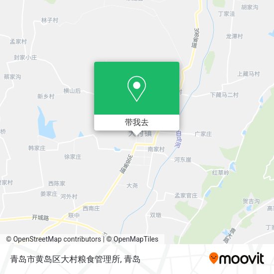 青岛市黄岛区大村粮食管理所地图