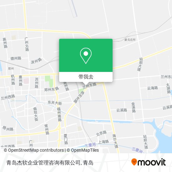 青岛杰软企业管理咨询有限公司地图