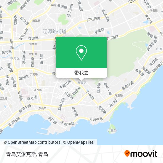 青岛艾派克斯地图