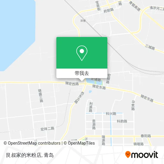 艮叔家的米粉店地图