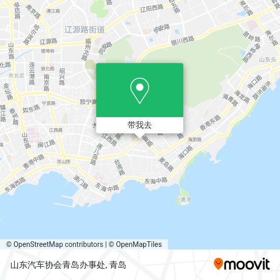 山东汽车协会青岛办事处地图