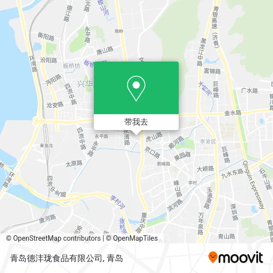 青岛德沣珑食品有限公司地图