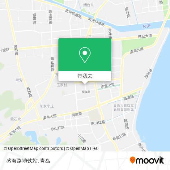 盛海路地铁站地图