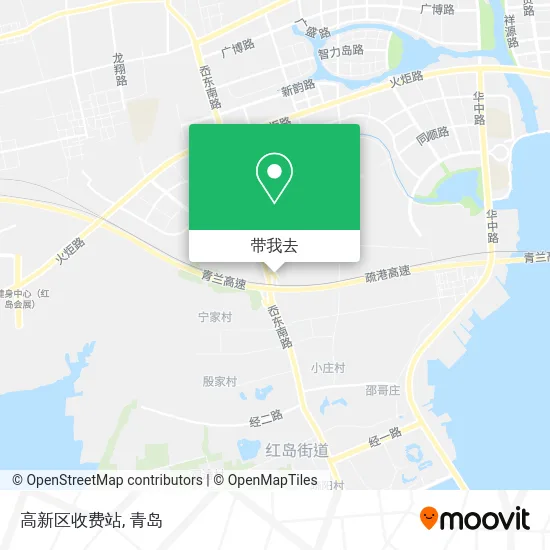 高新区收费站地图