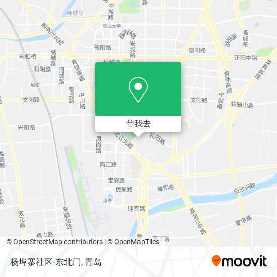 杨埠寨社区-东北门地图