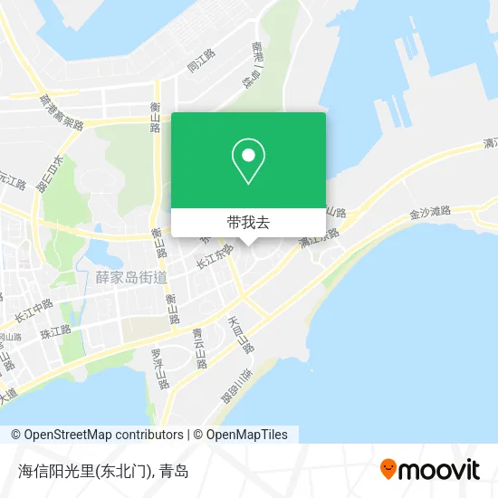 海信阳光里(东北门)地图