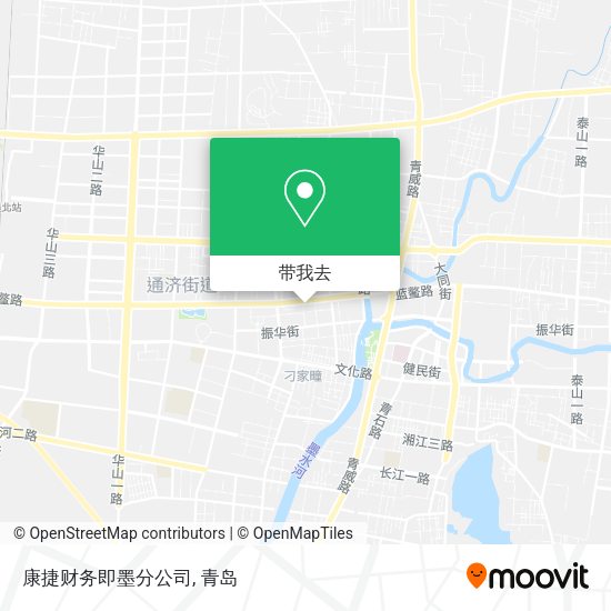康捷财务即墨分公司地图