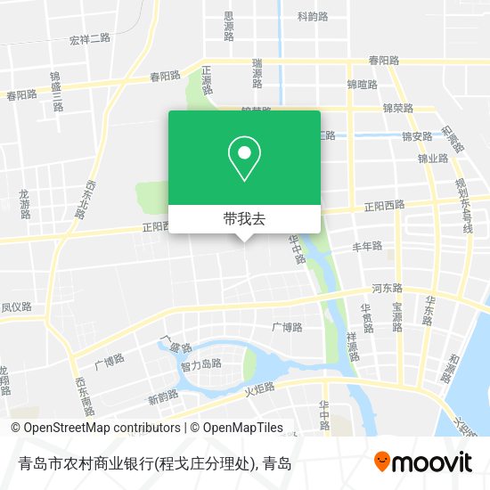 青岛市农村商业银行(程戈庄分理处)地图