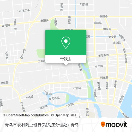 青岛市农村商业银行(程戈庄分理处)地图
