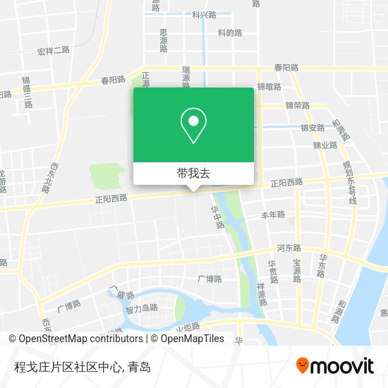程戈庄片区社区中心地图