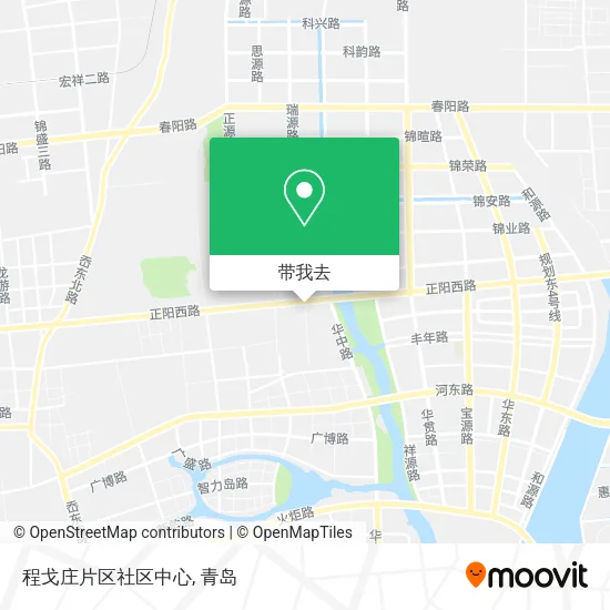 程戈庄片区社区中心地图