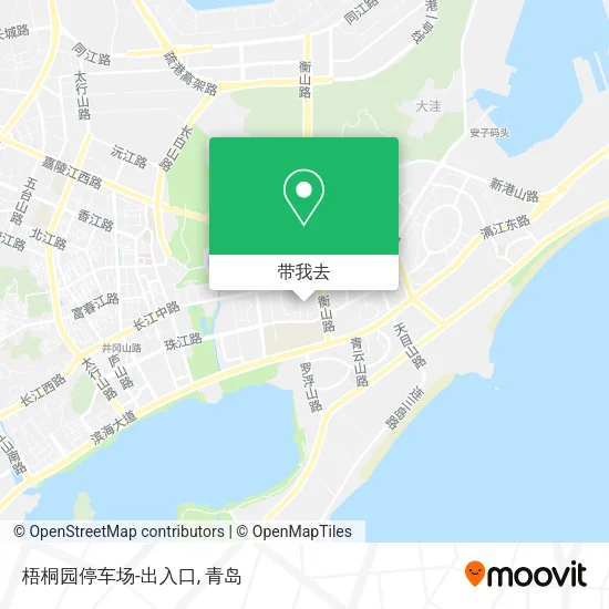 梧桐园停车场-出入口地图
