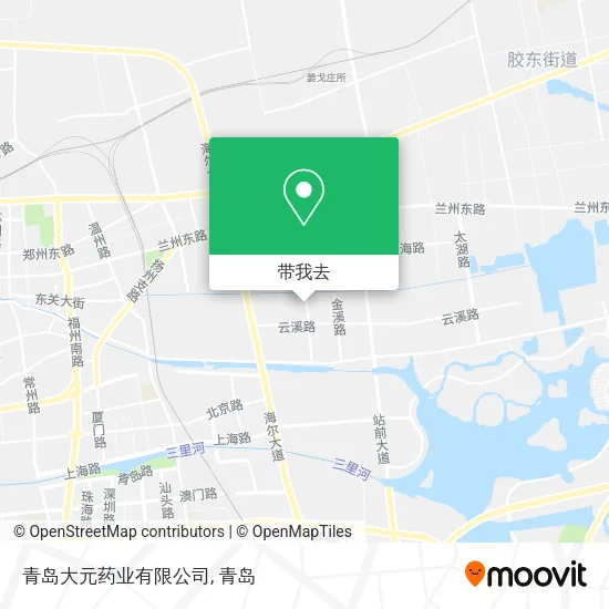 青岛大元药业有限公司地图