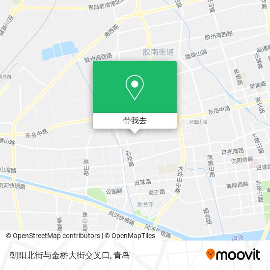 朝阳北街与金桥大街交叉口地图