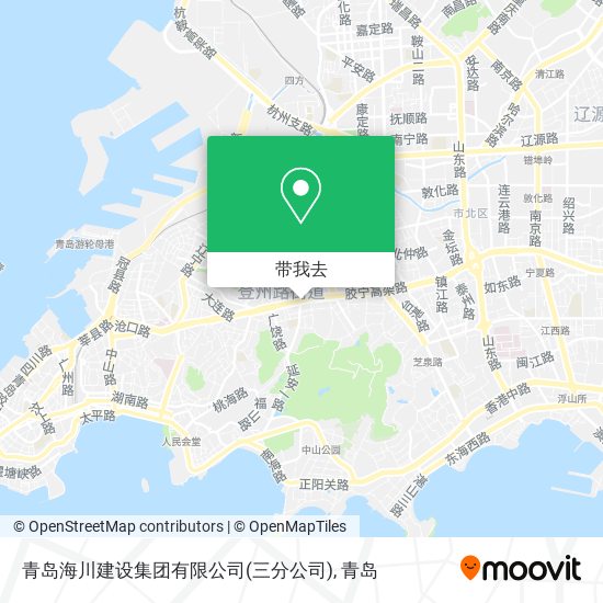 青岛海川建设集团有限公司(三分公司)地图