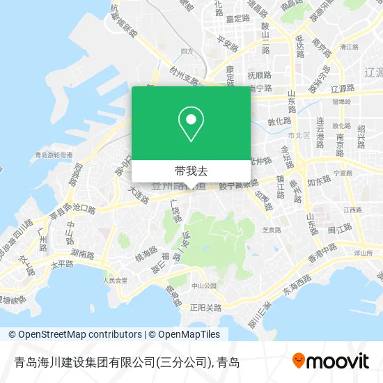 青岛海川建设集团有限公司(三分公司)地图