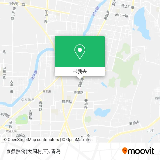 京鼎熟食(大周村店)地图