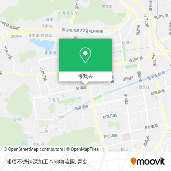 浦项不锈钢深加工基地物流园地图
