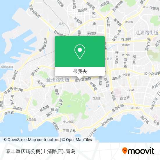 泰丰重庆鸡公煲(上清路店)地图