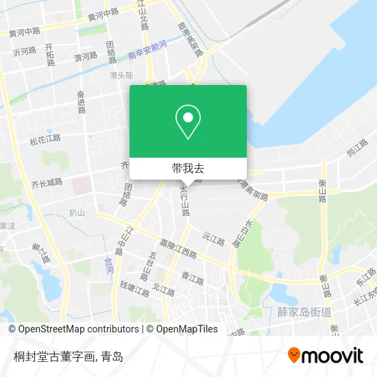 桐封堂古董字画地图
