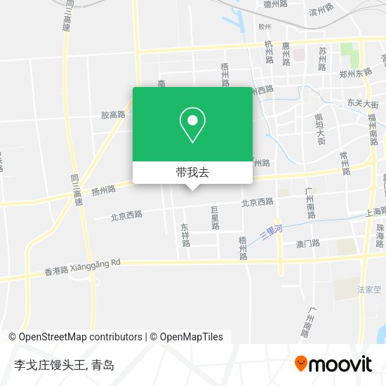 李戈庄馒头王地图