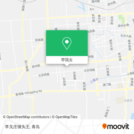 李戈庄馒头王地图