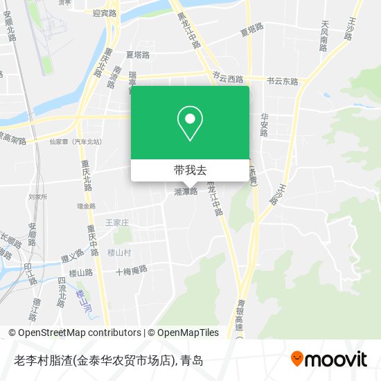 老李村脂渣(金泰华农贸市场店)地图