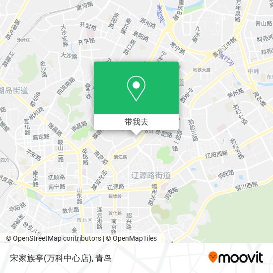 宋家族亭(万科中心店)地图