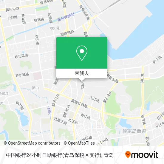 中国银行24小时自助银行(青岛保税区支行)地图