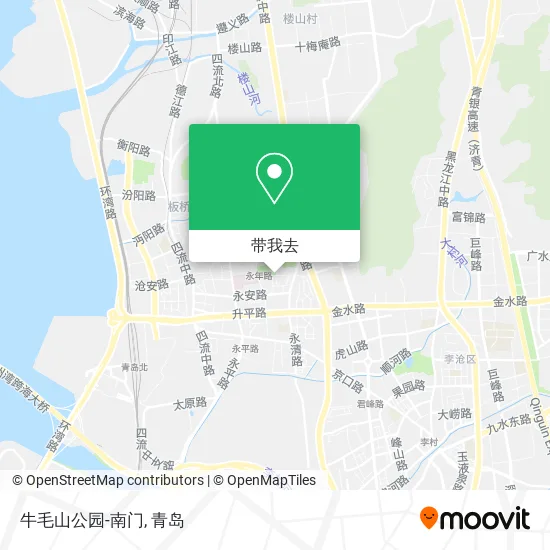 牛毛山公园-南门地图