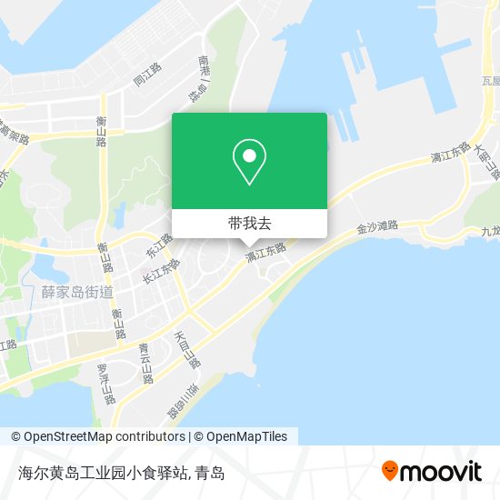 海尔黄岛工业园小食驿站地图