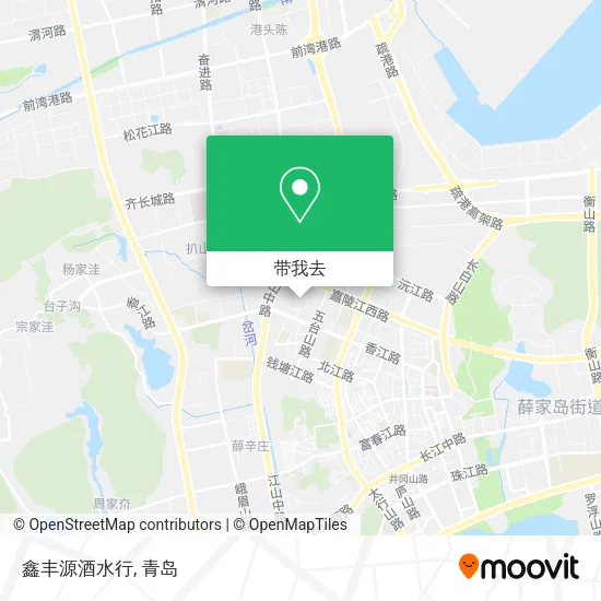 鑫丰源酒水行地图