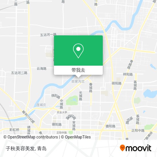 子秋美容美发地图