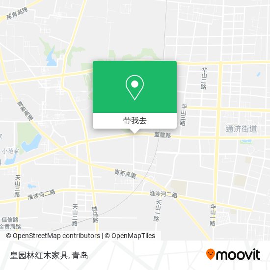 皇园林红木家具地图