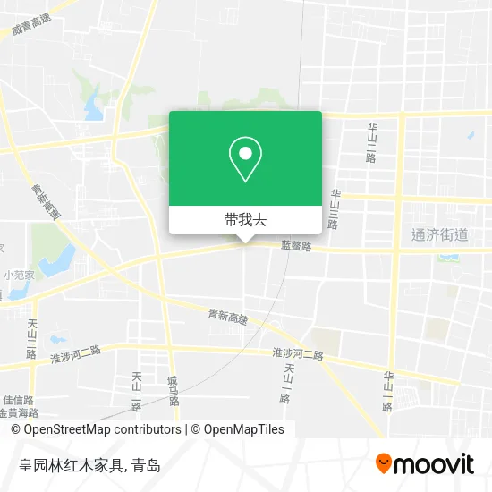 皇园林红木家具地图