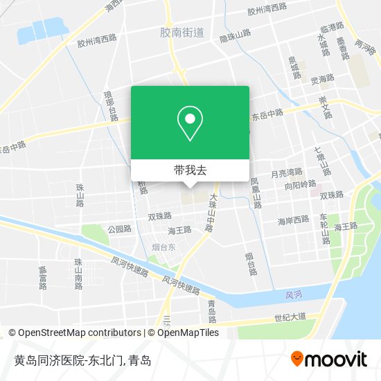 黄岛同济医院-东北门地图