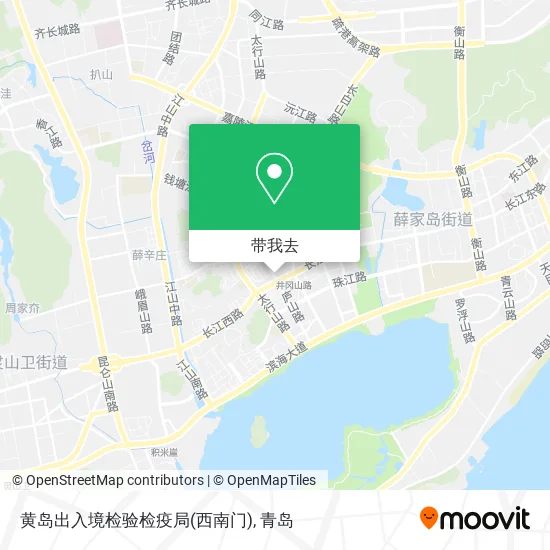 黄岛出入境检验检疫局(西南门)地图